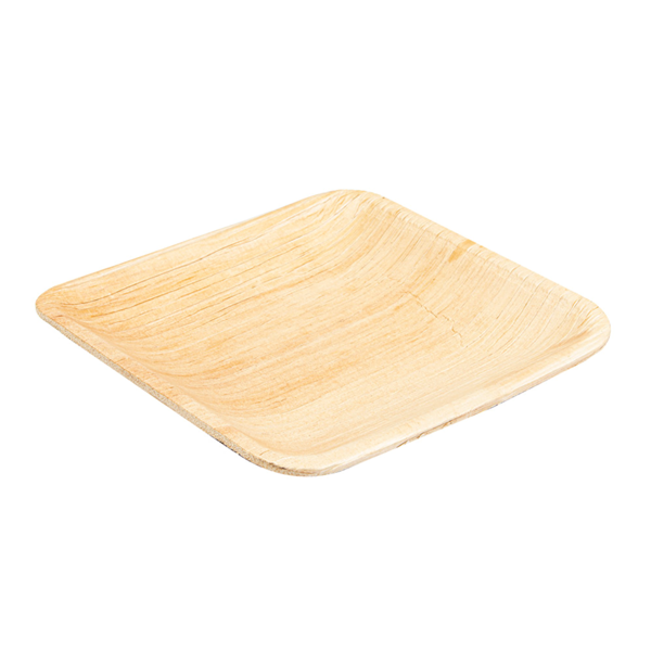 Garcia De Pou PLATOS CUADRADOS 'ARECA' 15x15x1 5 CM NATURAL ARECA (200 UNID.)