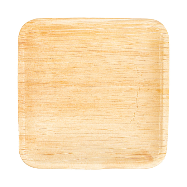 Garcia De Pou PLATOS CUADRADOS 'ARECA' 15x15x1 5 CM NATURAL ARECA (200 UNID.)