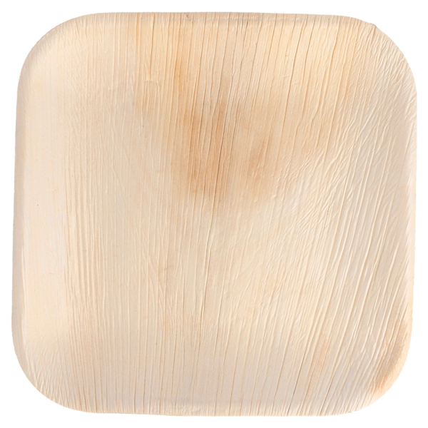 Garcia De Pou PLATOS CUADRADOS 'ARECA' 18x18x1 5 CM NATURAL ARECA (200 UNID.)