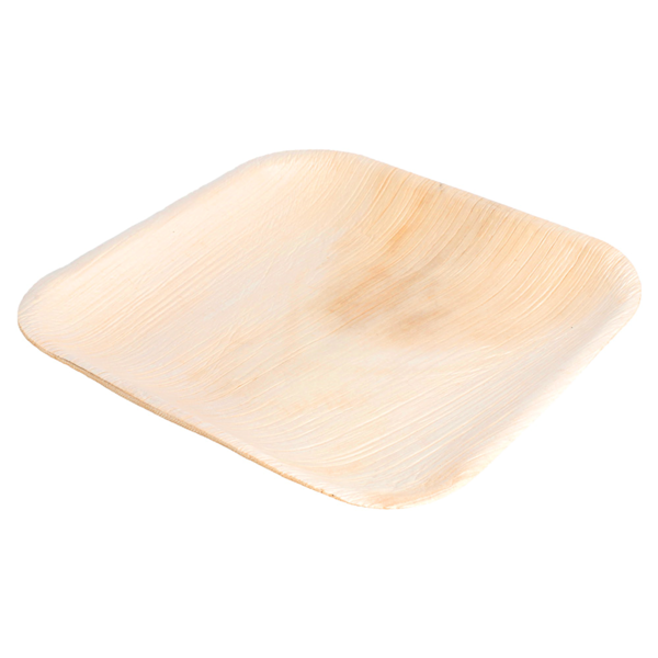 Garcia De Pou PLATOS CUADRADOS 'ARECA' 18x18x1 5 CM NATURAL ARECA (200 UNID.)