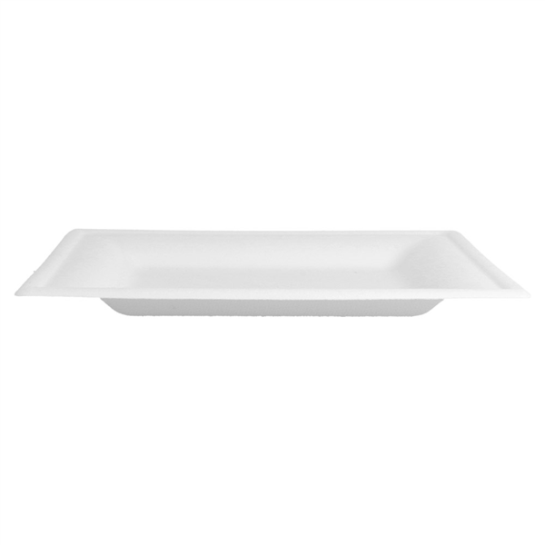 Garcia De Pou PLATOS CUADRADOS 'BIONIC' 16x16x1 CM BLANCO BAGAZO (1000 UNID.)