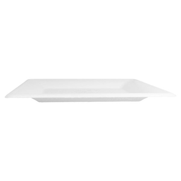 Garcia De Pou PLATOS CUADRADOS 'BIONIC' 26 2x26 2x1 9 CM BLANCO BAGAZO (300 UNID.)