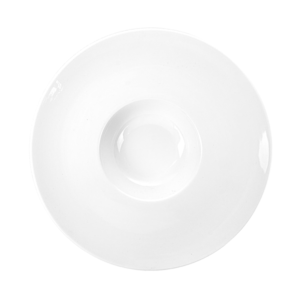 Garcia De Pou PLATOS "GRAN ALA" Ø 28 5 CM BLANCO PORCELANA (12 UNID.)