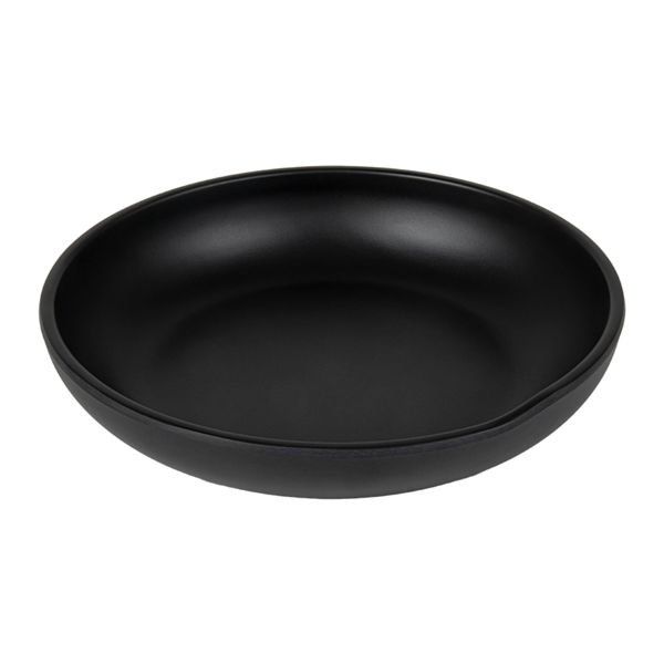 Garcia de pou PLATOS HONDOS 'ASAMI WARE' Ø 20 5x4 CM NEGRO MELAMINA (6 UNID.)