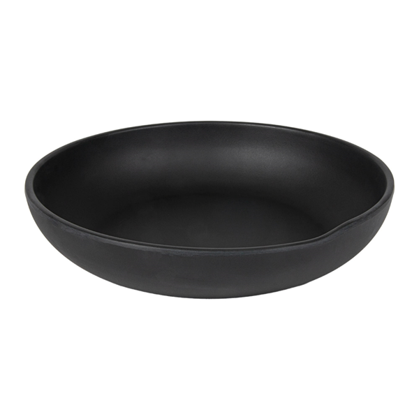 Garcia de pou PLATOS HONDOS 'ASAMI WARE' Ø 24 5x5 3 CM NEGRO MELAMINA (6 UNID.)