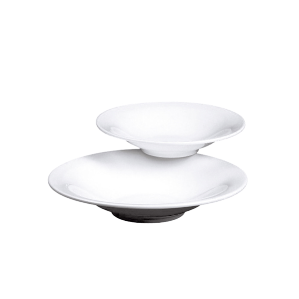 Garcia de pou PLATOS HONDOS Ø 28 CM BLANCO PORCELANA (12 UNID.)