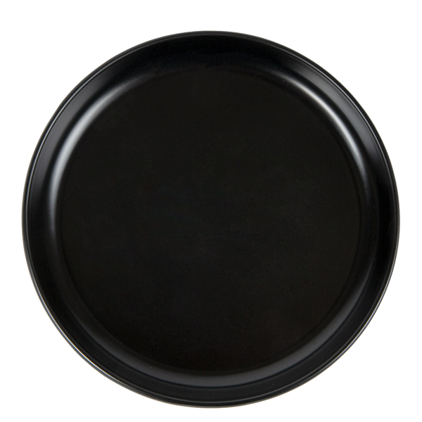 Garcia De Pou PLATOS LLANOS 'ASAMI WARE' Ø 16x2 CM NEGRO MELAMINA (6 UNID.)