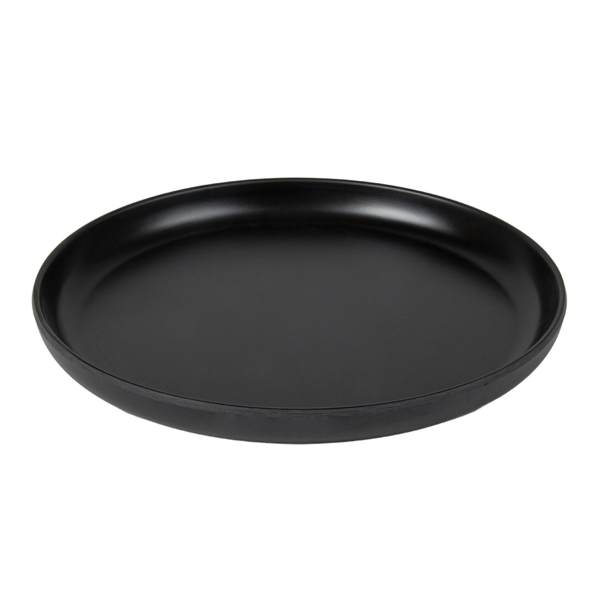 Garcia de pou PLATOS LLANOS 'ASAMI WARE' Ø 19x2 CM NEGRO MELAMINA (6 UNID.)