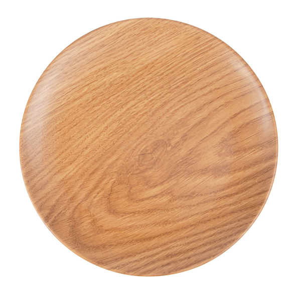 Garcia De Pou PLATOS LLANOS 'ASAMI WARE' Ø 20x1 8 CM SÍMIL MADERA MELAMINA (6 UNID.)