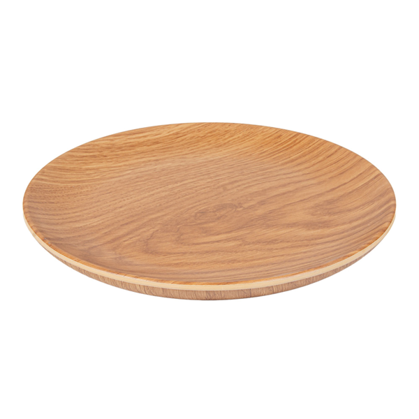 Garcia de pou PLATOS LLANOS 'ASAMI WARE' Ø 20x1 8 CM SÍMIL MADERA MELAMINA (6 UNID.)