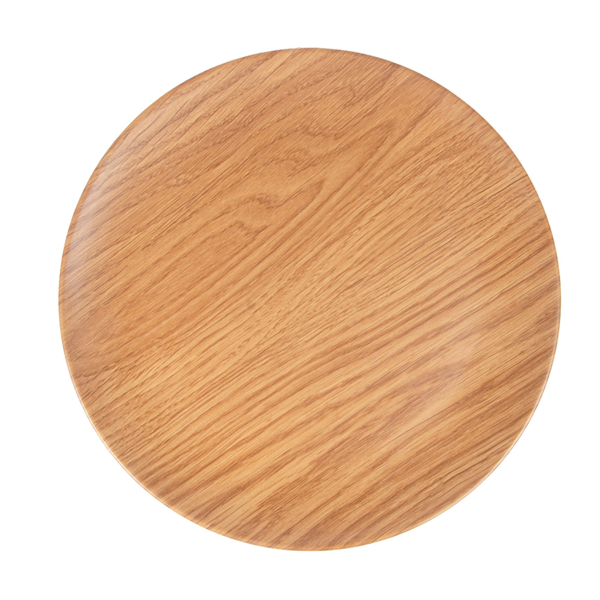 Garcia De Pou PLATOS LLANOS 'ASAMI WARE' Ø 25 5x2 1 CM SÍMIL MADERA MELAMINA (4 UNID.)