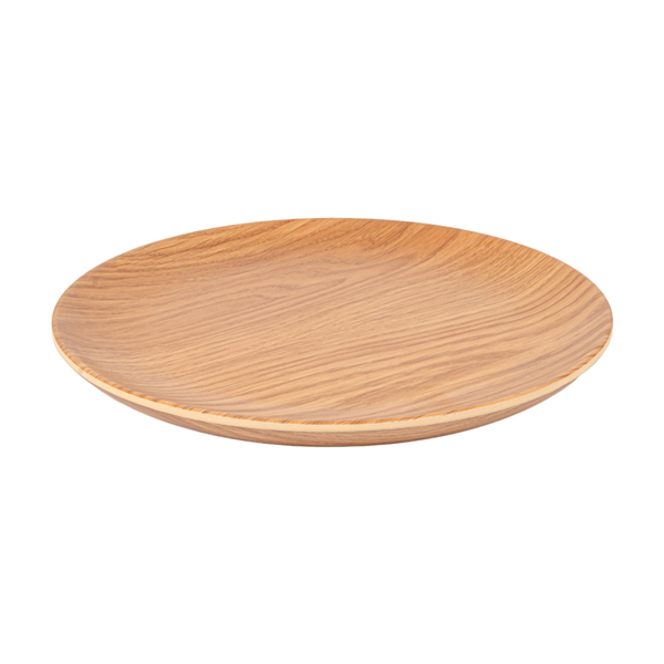 Garcia de pou PLATOS LLANOS 'ASAMI WARE' Ø 25 5x2 1 CM SÍMIL MADERA MELAMINA (4 UNID.)