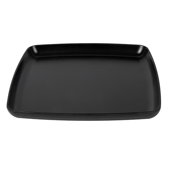 Garcia De Pou PLATOS LLANOS CUADRADOS 'ASAMI WARE' 26 7x26 7x2 5 CM NEGRO MELAMINA (6 UNID.)