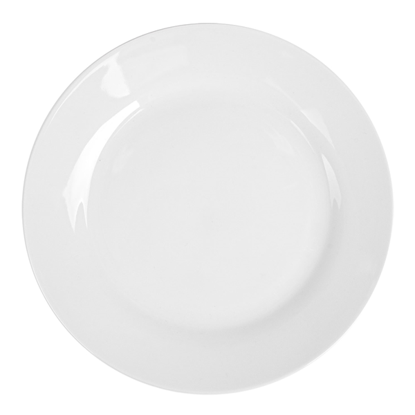Garcia de pou PLATOS LLANOS Ø 24 CM BLANCO PORCELANA (48 UNID.)