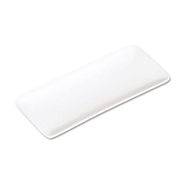 Garcia de pou PLATOS OBLONGOS 26 5x9 5 CM BLANCO PORCELANA (6 UNID.)