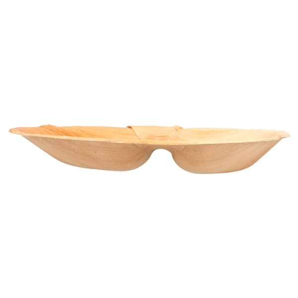 Garcia De Pou PLATOS OVALES 2 COMPART. 'ARECA' 27x15x4 CM NATURAL ARECA (200 UNID.)