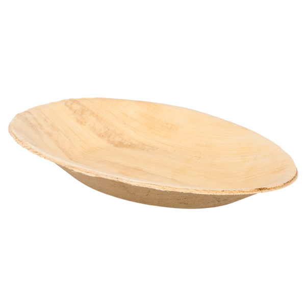 Garcia De Pou PLATOS OVALES 'ARECA' 17x12x2 CM NATURAL ARECA (200 UNID.)