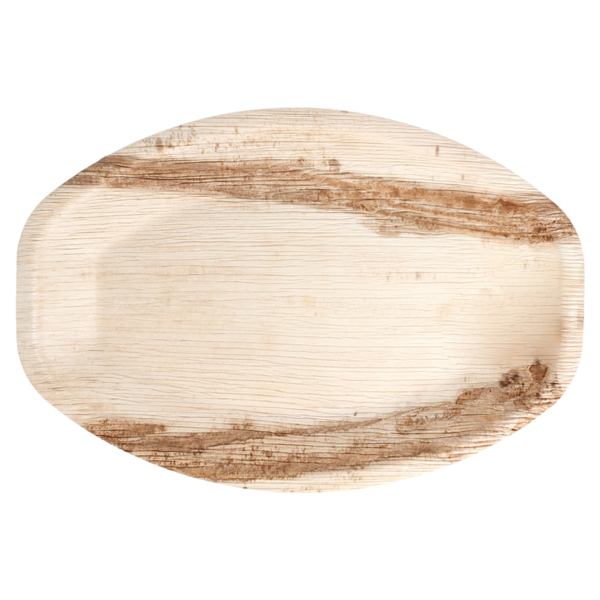 Garcia De Pou PLATOS OVALES 'ARECA' 33 7x23x2 CM NATURAL ARECA (200 UNID.)