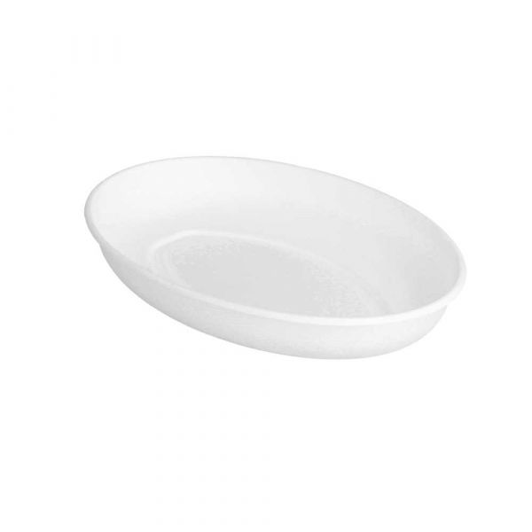 Garcia de pou PLATOS OVALES 'BIONIC' 23 6x16 9x4 CM BLANCO BAGAZO (300 UNID.)