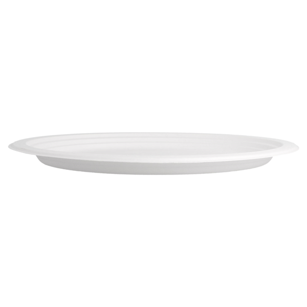 Garcia De Pou PLATOS OVALES 'BIONIC' 32x25 5x2 1 CM BLANCO BAGAZO (500 UNID.)