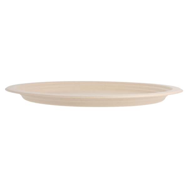 Garcia De Pou PLATOS OVALES 'BIONIC' 32x25 5x2 1 CM NATURAL BAGAZO (500 UNID.)