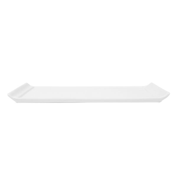 Garcia De Pou PLATOS RECTANGULARES 26x12 5x1 6 CM BLANCO PORCELANA (12 UNID.)