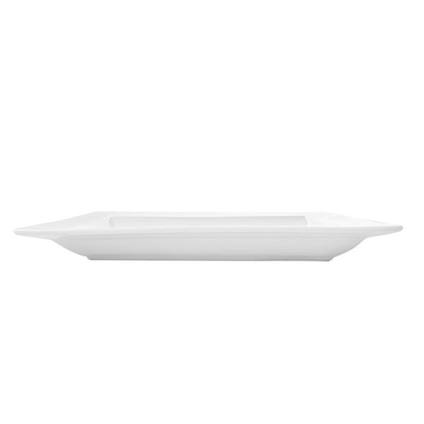 Garcia De Pou PLATOS RECTANGULARES 27x23 5 CM BLANCO PORCELANA (12 UNID.)