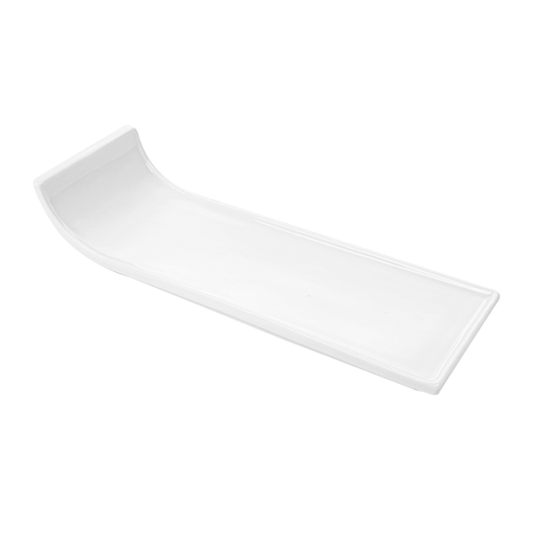 Garcia de pou PLATOS RECTANGULARES 30 5x10x6 CM BLANCO PORCELANA (4 UNID.)