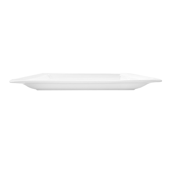 Garcia De Pou PLATOS RECTANGULARES 32x28 5 CM BLANCO PORCELANA (6 UNID.)