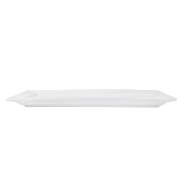 Garcia De Pou PLATOS RECTANGULARES 36 2x17 8 CM BLANCO PORCELANA (12 UNID.)