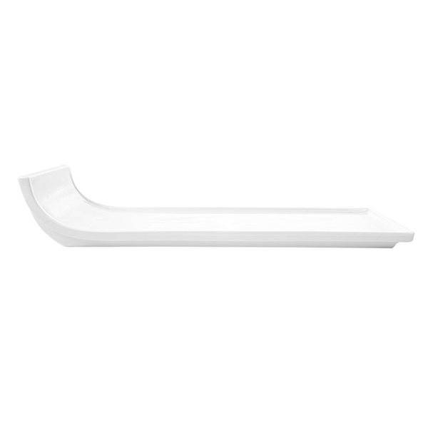 Garcia De Pou PLATOS RECTANGULARES 36x11x6 7 CM BLANCO PORCELANA (4 UNID.)