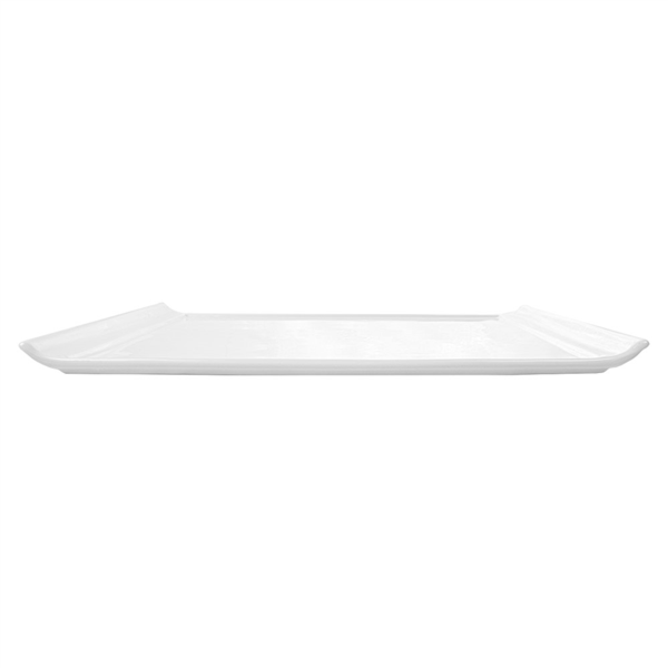 Garcia De Pou PLATOS RECTANGULARES 40x28x2 1 CM BLANCO PORCELANA (6 UNID.)