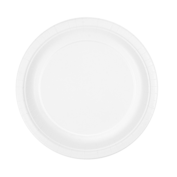 Garcia De Pou PLATOS REDONDOS 210 G/M2 Ø 23 CM BLANCO CARTÓN (500 UNID.)