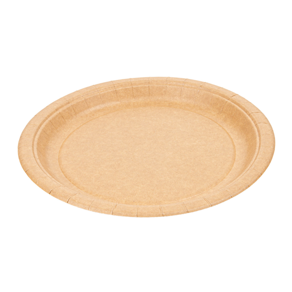 Garcia de pou PLATOS REDONDOS LACADOS 255 G/M2 Ø 26 CM NATURAL CARTÓN (300 UNID.)