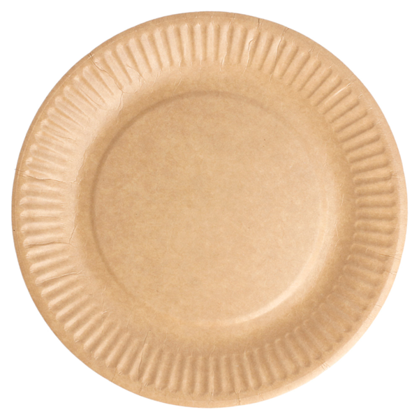 Garcia De Pou PLATOS REDONDOS RELIEVE BIO-LACADOS 260 G/M2 Ø 18 CM NATURAL CARTÓN (400 UNID.)