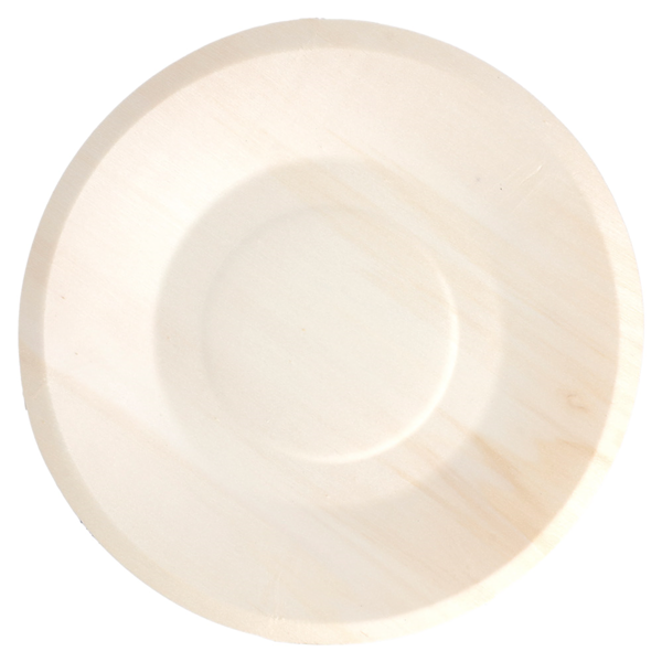 Garcia de pou PLATOS REDONDOS 'WOOD' Ø 19x1 5 CM NATURAL MADERA (50 UNID.)