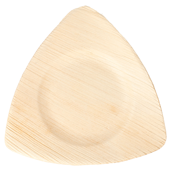Garcia De Pou PLATOS TRIANGULARES 'ARECA' 15x13x1 CM NATURAL ARECA (200 UNID.)
