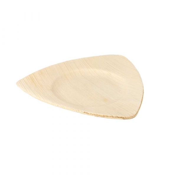 Garcia de pou PLATOS TRIANGULARES 'ARECA' 15x13x1 CM NATURAL ARECA (200 UNID.)