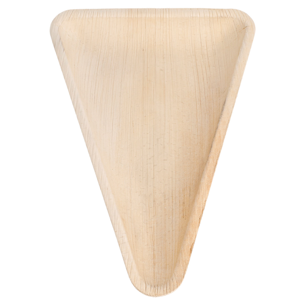 Garcia De Pou PLATOS TRIANGULARES 'ARECA' 23x15 5x2 2 CM NATURAL ARECA (200 UNID.)