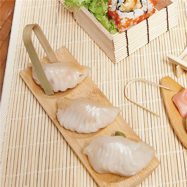 Garcia De Pou PLATOS TRIPLES 18x5 5x1 CM NATURAL BAMBÚ (12 UNID.)