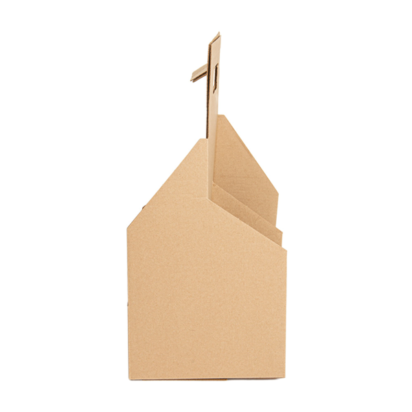 Garcia De Pou PORTA BOTELLINES 4 BOTELLINES 330 G/M2 15x15x32 CM NATURAL CARTÓN ONDULADO MICROCANAL (200 UNID.)