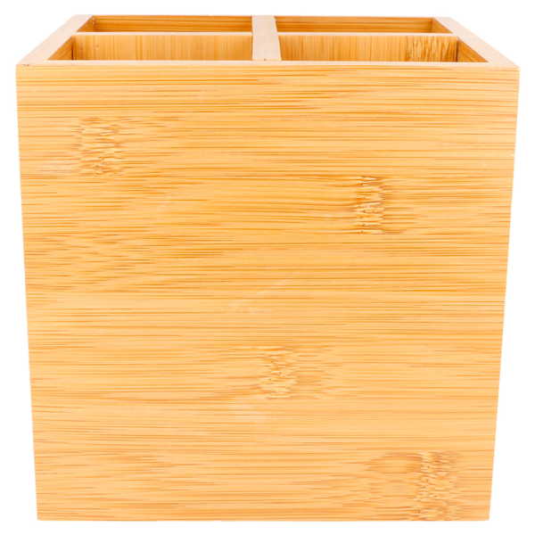 Garcia De Pou PORTA CUBIERTOS 15x15x15 CM NATURAL BAMBÚ (1 UNID.)