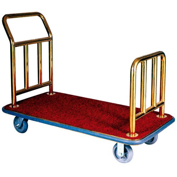 Garcia de pou PORTA MALETAS LUJO CON PLATAFORMA 112x61x94 CM DORADO INOX (1 UNID.)