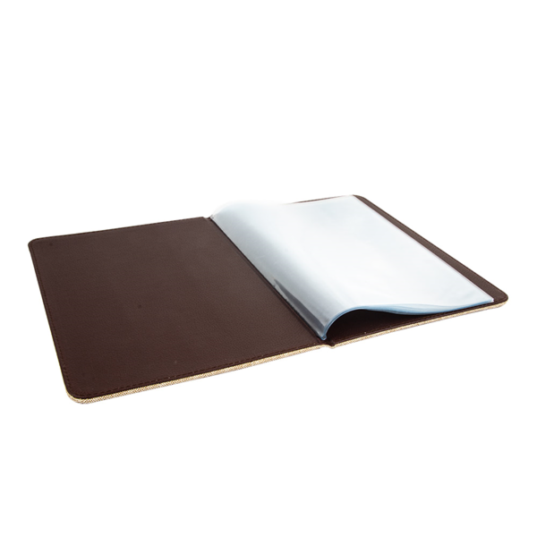 Garcia De Pou PORTA MENÚ 8 FUNDAS DIN-A4 22x31 CM GRIS PVC (1 UNID.)