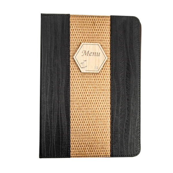 Garcia De Pou PORTA MENÚ 8 FUNDAS DIN-A4 22x31 CM NEGRO PVC (1 UNID.)