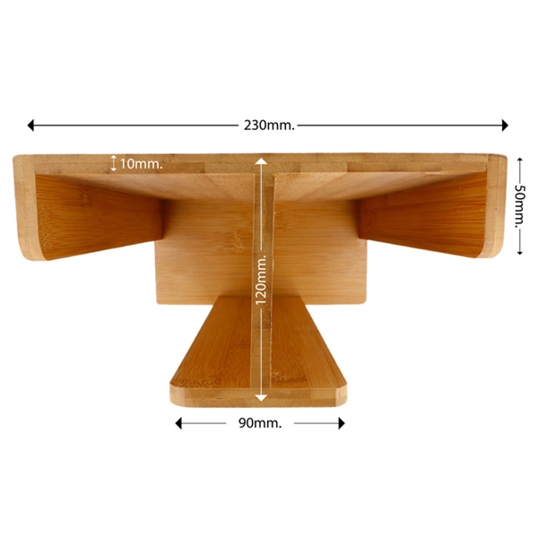 Garcia De Pou PORTA VASOS Y TAPAS 23x12x30 CM NATURAL BAMBÚ (1 UNID.)