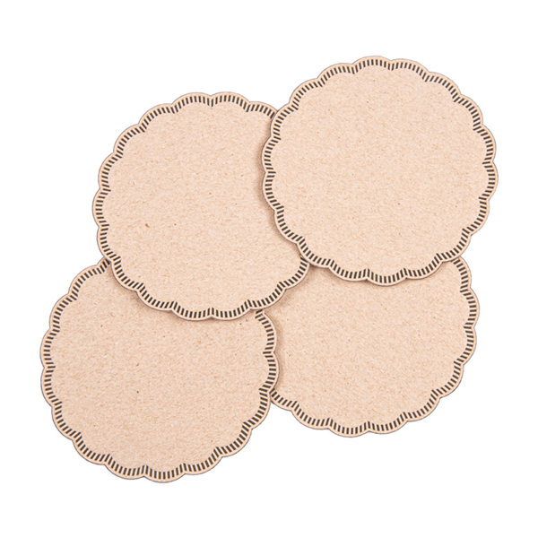 Garcia De Pou POSAVASOS 9 CAPAS 186 G/M2 Ø9 CM MARRÓN TISSUE (3000 UNID.)