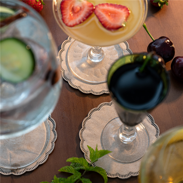 Garcia De Pou POSAVASOS 9 CAPAS 186 G/M2 Ø9 CM MARRÓN TISSUE (3000 UNID.)