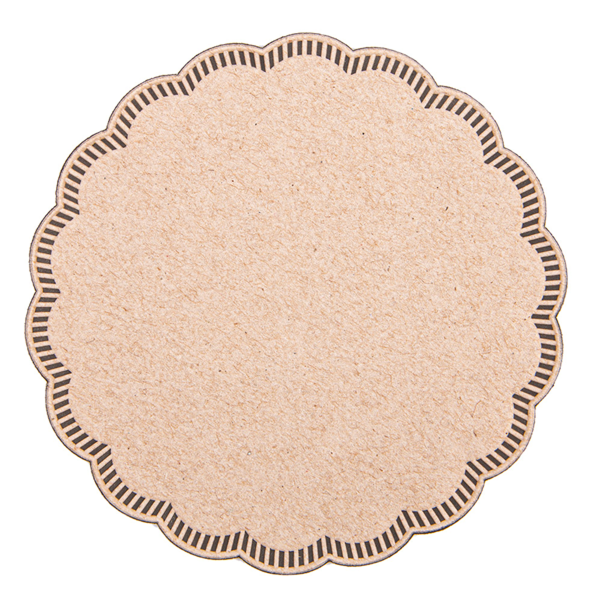 Garcia de pou POSAVASOS 9 CAPAS 186 G/M2 Ø9 CM MARRÓN TISSUE (3000 UNID.)