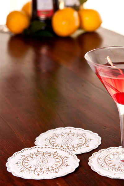 Garcia De Pou POSAVASOS 9 CAPAS 8x18 G/M2 + (30+12) G/M2 Ø9 CM BLANCO TISSUE (3000 UNID.)